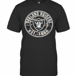 Oakland Raiders Est 1960 Logo T-Shirt