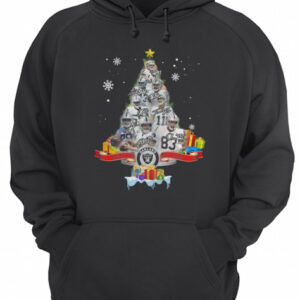 Oakland Raiders Players Signatures Christmas Tree shirt 2 Oakland Raiders Players Signatures Christmas Tree shirt 3