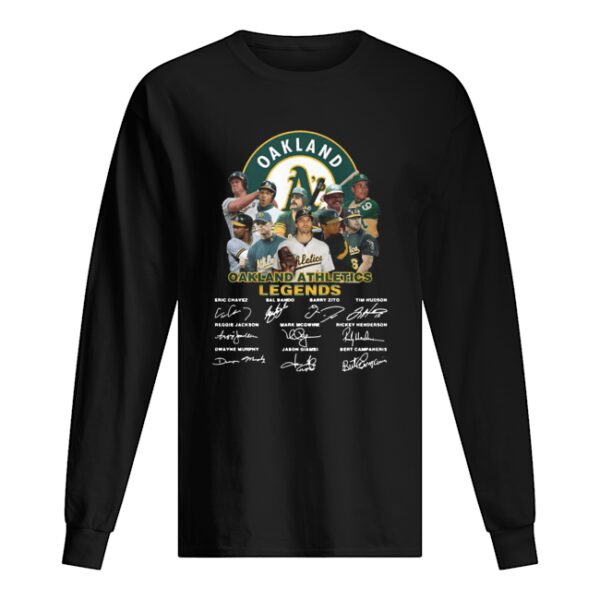 Oakland athletic legends signature shirt