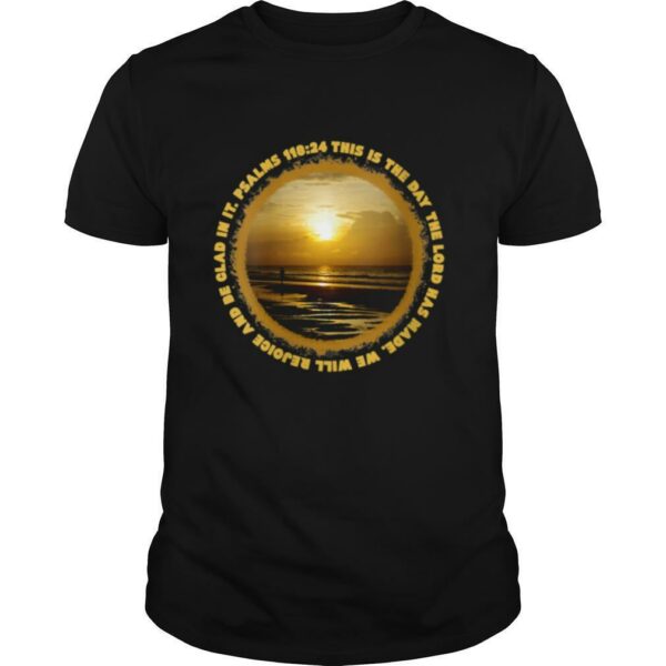 Ocean Sunrise Pawleys Island with Psalms 11824 shirt