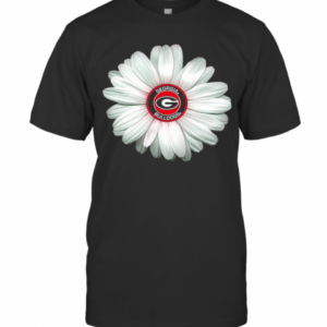 Official Georgia Bulldogs Daisy Flower T-Shirt