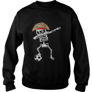 Official Halloween Soccer Pirate Dabbing Skeleton Soccer shirt 3