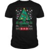Oh Chemist Tree Hohoho 2020 Christmas Ugly Tree and Snow shirt