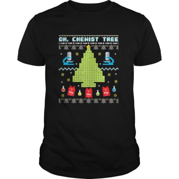 Oh Chemist Tree Ugly Christmas shirt