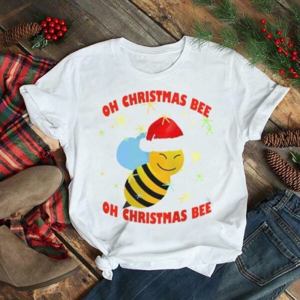 Oh Christmas Bee Santa Bee Xmas shirt