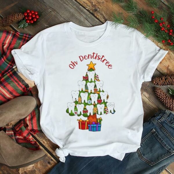 Oh Dentistree Tooth Tree Christmas Light 2022 shirt