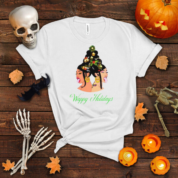 Original cardi B wappy holidays Christmas shirt