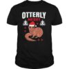 Otterly Santa Merry christmas shirt