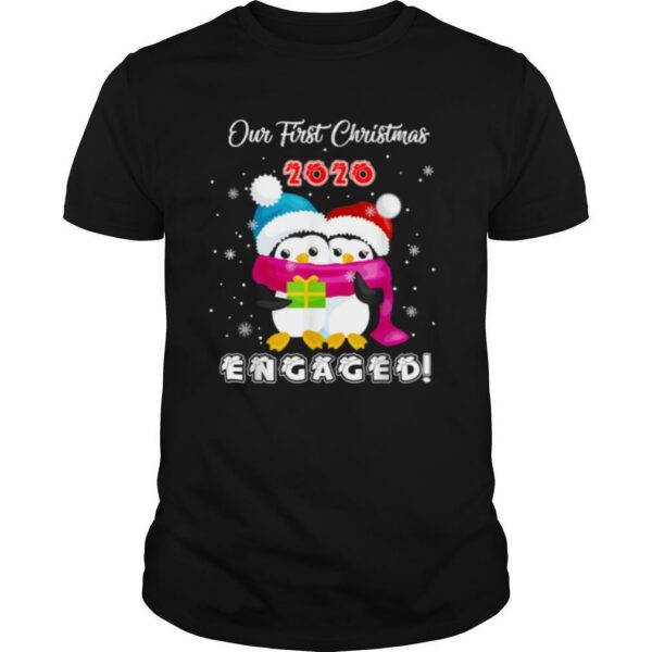 Our First Christmas As Mr and Mrs 2020 Engaged shirt