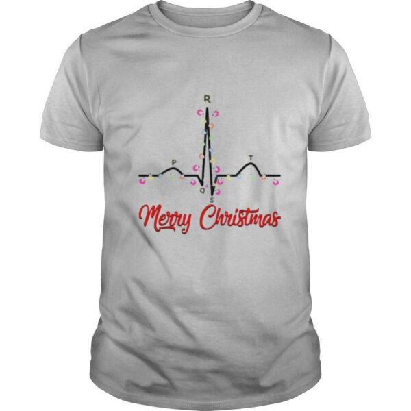 PQRST Heartbeat Christmas Cardiologist shirt