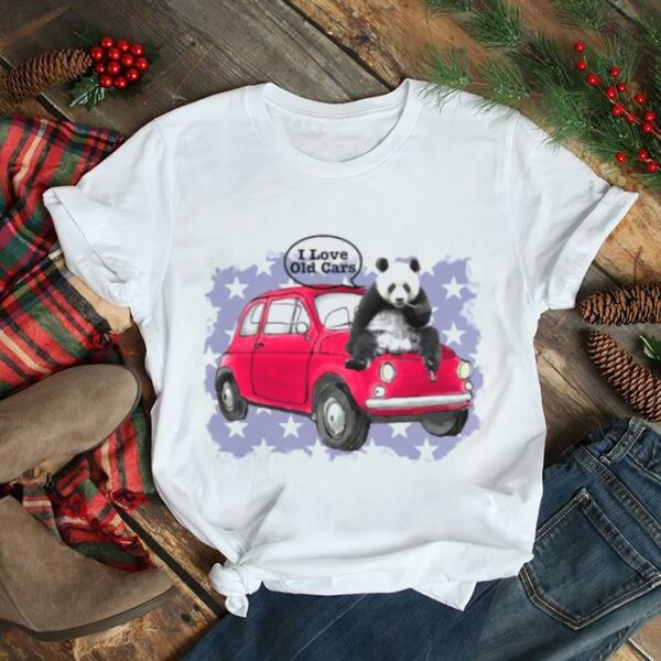 Panda On The Car Christmas shirt