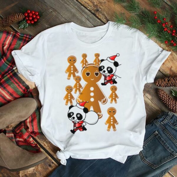 Pandas & Gingerbread House Project Manager Christmas shirt