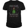 Parrot He Sees You When You’re Eating He Knows When You’ve Got Snacks Ugly Christmas shirt