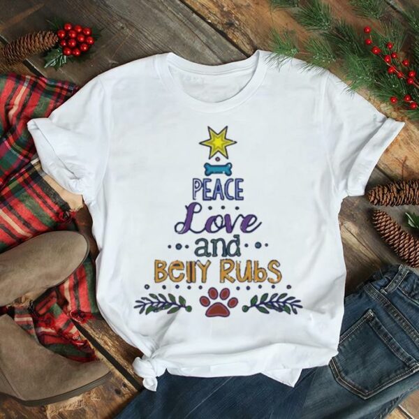 Peace Love And Belly Bubs Christmas 2022 shirt