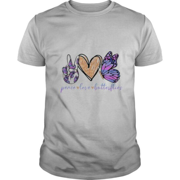 Peace Love Butterflies shirt