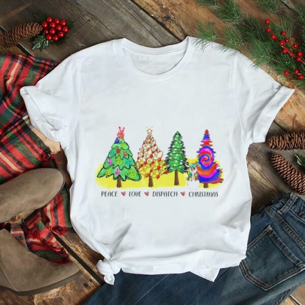 Peace Love Dispatch Christmas Tree Shirt