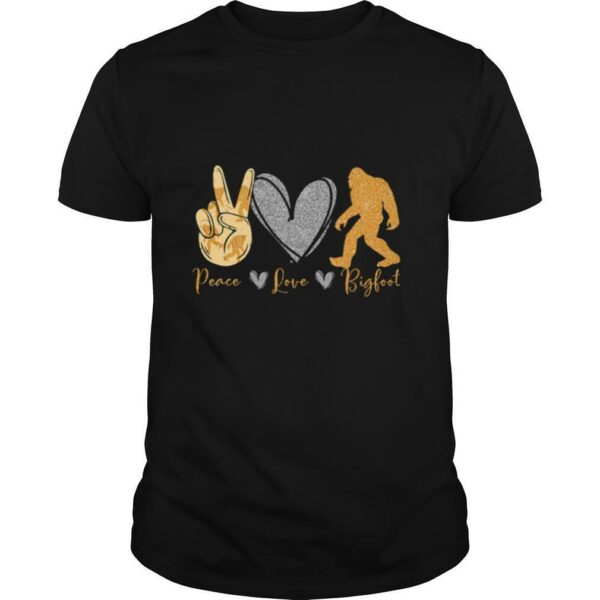 Peace love bigfoot black lives matter shirt