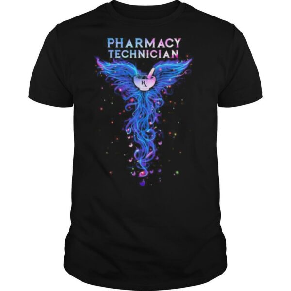 Pharmacy Technician With Angel Wings shirt