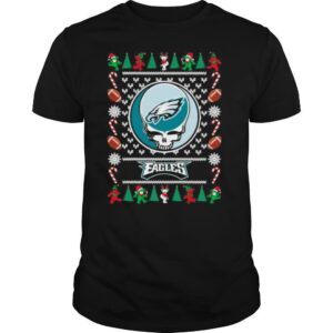 Philadelphia Eagles Grateful Dead Ugly Christmas shirt