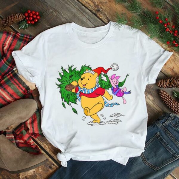 Picking Up The Christmas Tree Winnie The Pooh shirt