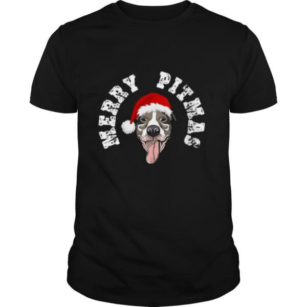 Pitbull Christmas Merry Pitmas shirt