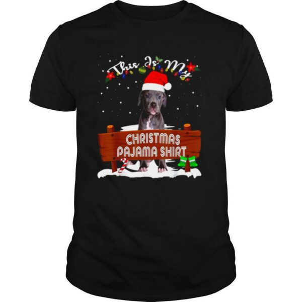 Pitbull Santa This Is My Christmas Pajama shirt