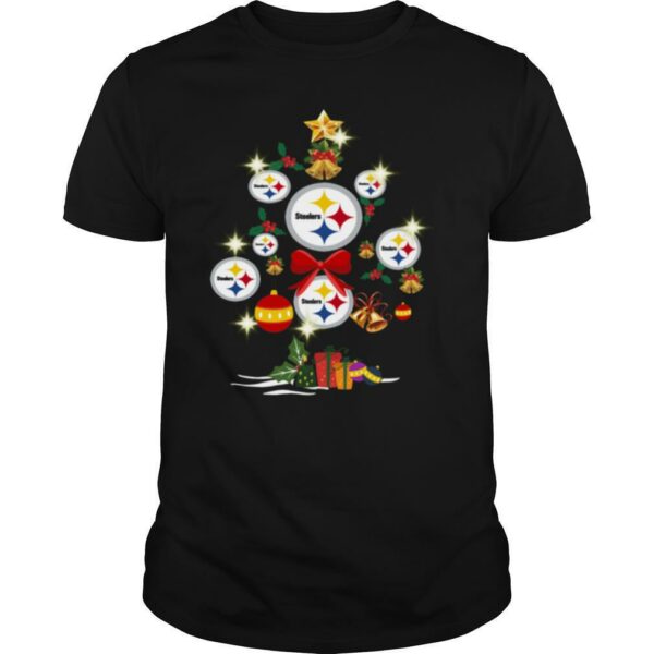 Pittsburgh Steelers Merry Christmas Tree Gift shirt