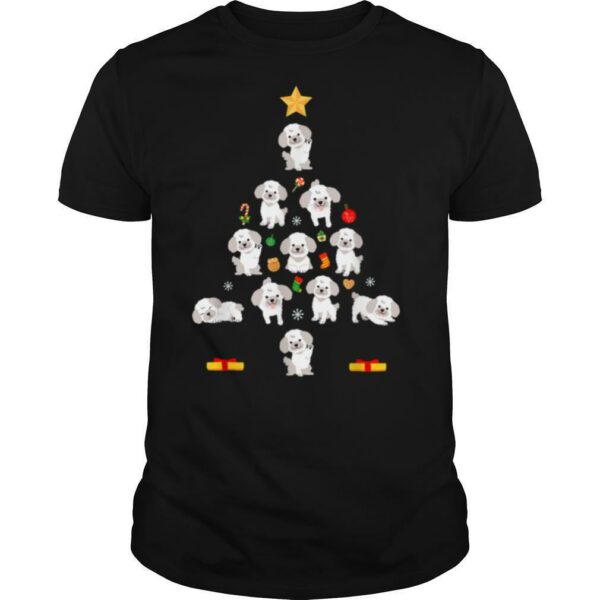 Poodle Christmas Tree Cute for Poodles Pajamas shirt