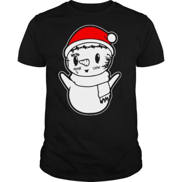 Post Malone Snowman Santa Christmas shirt