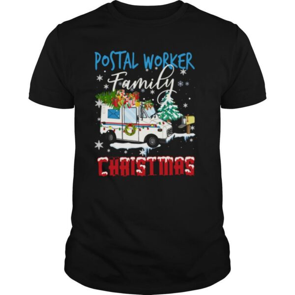 Postal Worker Family Christmas shirt