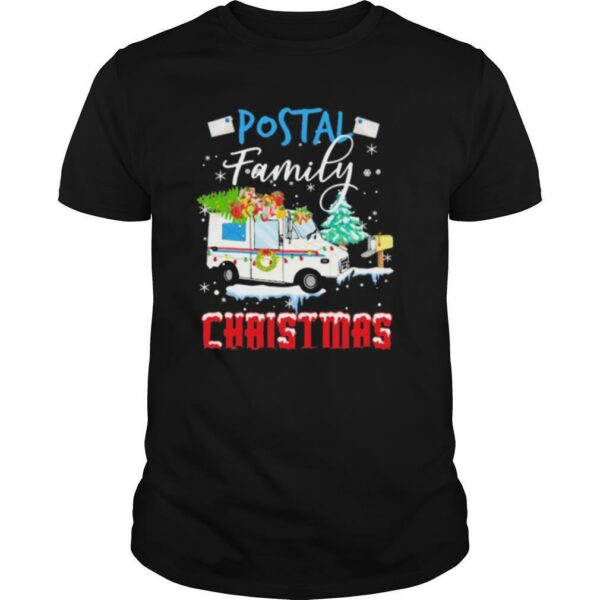 Postal family christmas shirt