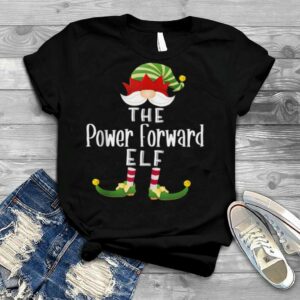 Power Forward Elf Group Christmas Pajama Party shirt