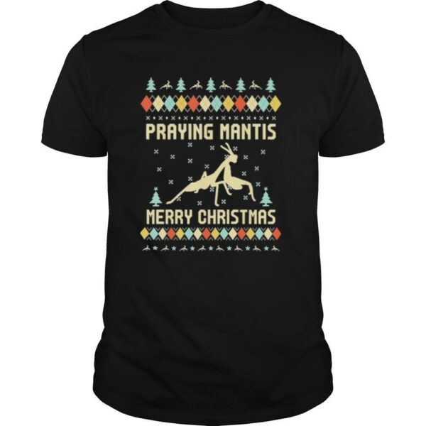 Praying Mantis Ugly Christmas shirt