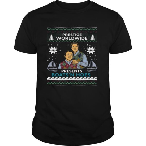 Prestige Worldwide Presents Boats N Hoes Ugly Christmas shirt