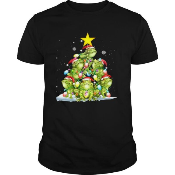 Pretty Frog Tree Christmas shirt