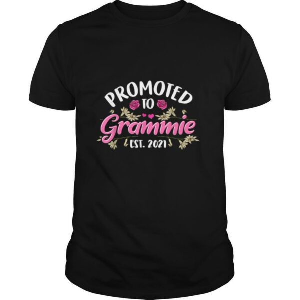 Promoted To Grammie Est 2021 Shirt New Grammie Christmas T Shirt