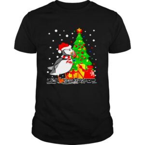 Puffins lover Santa hat Puffin Christmas shirt