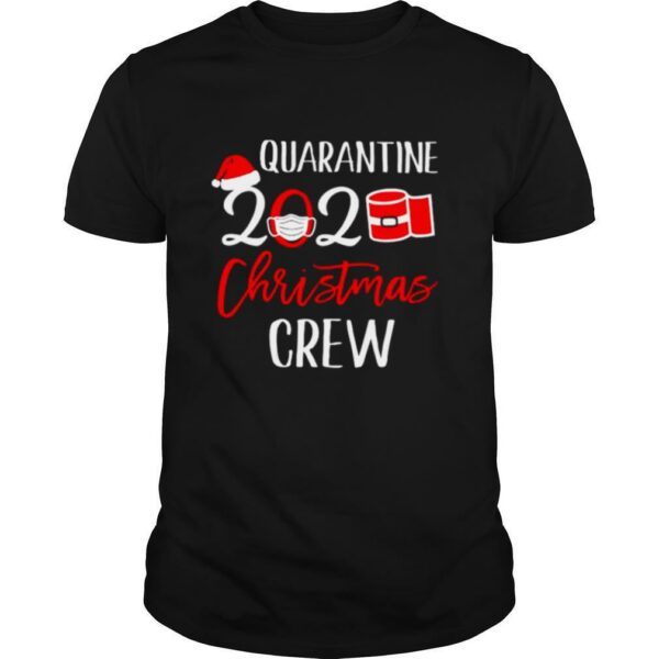 Quarantine 2020 face mask Christmas crew shirt