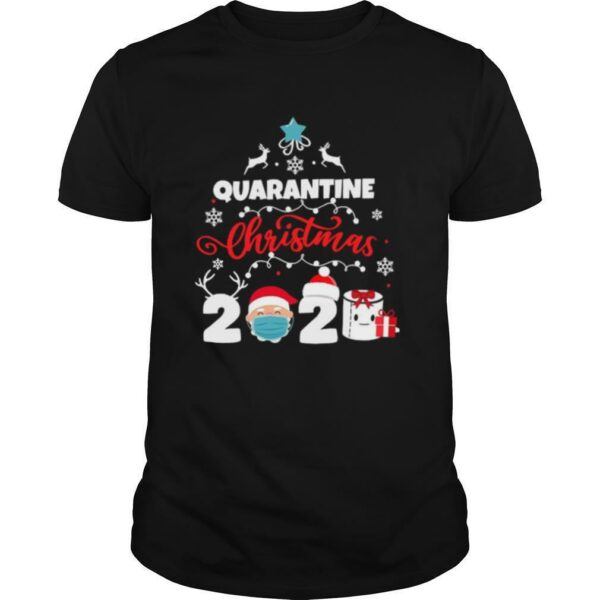 Quarantine Christmas 2020 Social distancing Christmas shirt