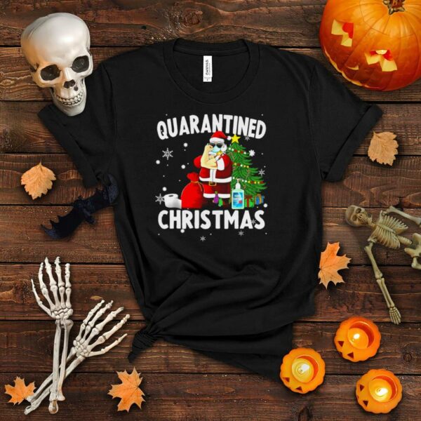 Quarantined Christmas Vaccinated Santa Shirt