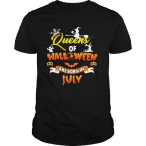 Queen Of Halloween Are Born In July shirt