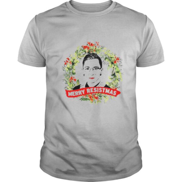 RBG Ruth Bader Ginsburg Merry Resistmas Christmas shirt