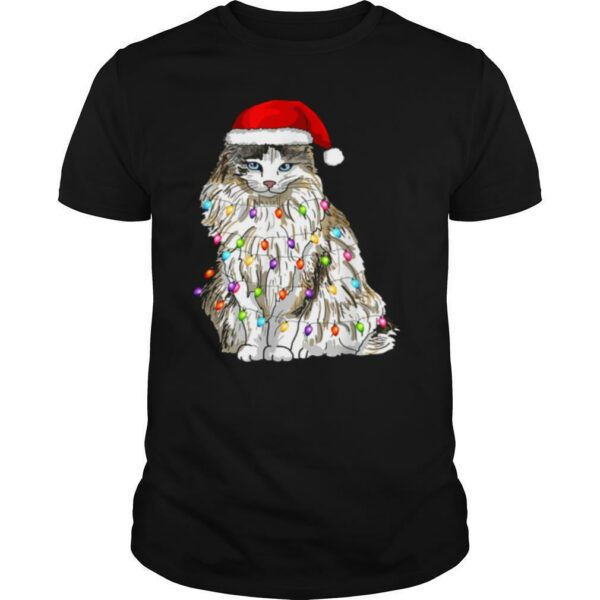 Ragdoll Cat Christmas Light shirt