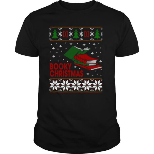 Reading Books Heartbeat Booky Christmas shirt