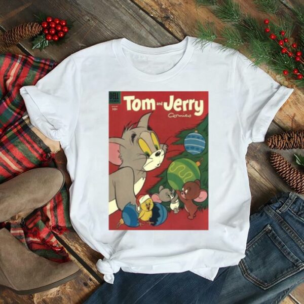 Red Design For Christmas Tom And Jerry shirt