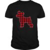 Red Plaid Buffalo Cute Miniature schnauzer Christmas Pajamas shirt