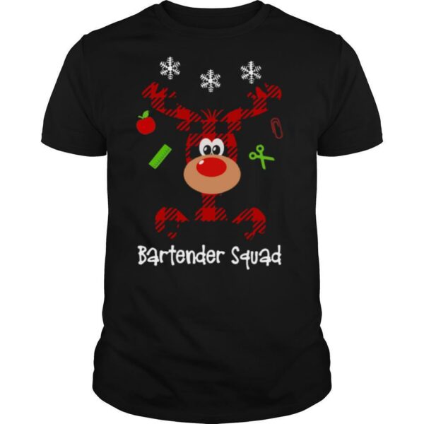 Reindeer Dispatcher Bartender Squad Christmas shirt