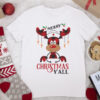 Reindeer Funny Christmas Nurse Shirt Merry Christmas Y All Shirt