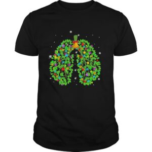 Respiratory therapy lung christmas shirt