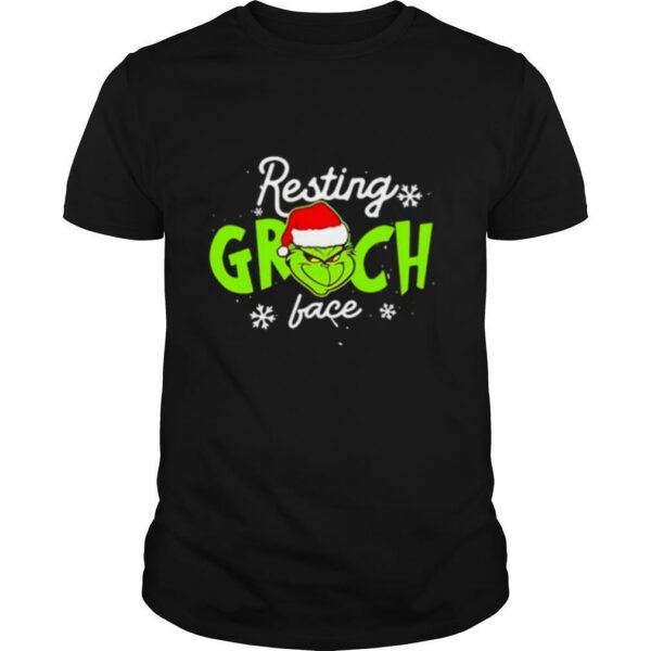 Resting Grinch Face Merry Christmas shirt